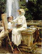 John Singer Sargent Jane Emmet und Wilfred de Glehn painting